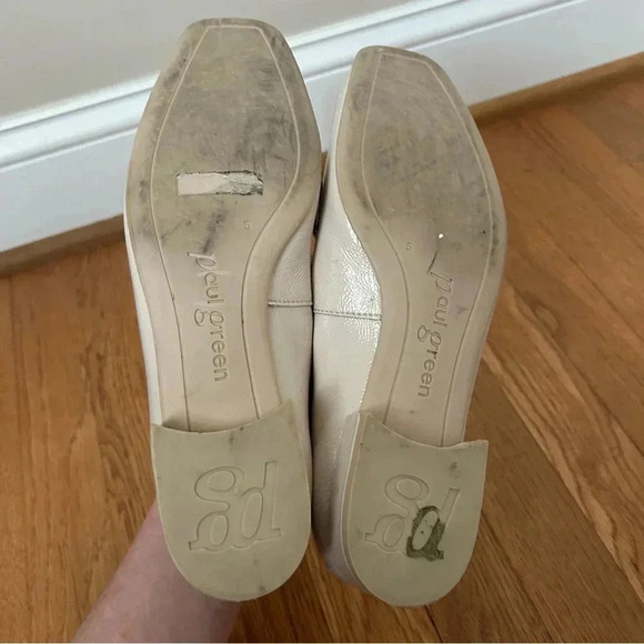 Paul Green Lil Lux Women's Shoes Cream Soft Nappa Leather Loafer Size 8 - Picture 7 of 8